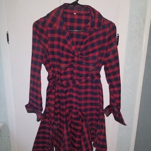 Plaid dress